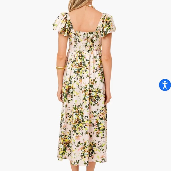 Tuckernuck Cecily Dress in Blush Meadow floral midi dress NWT - Picture 2 of 14